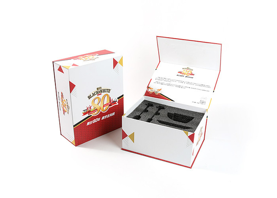 Customized Design Toy Packaging Box Paper Storage Luxury With Black Foam