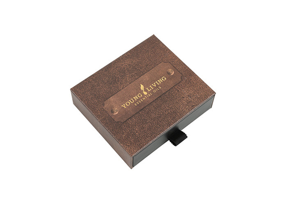 Side Pull Portable Cosmetic Packaging Box Hot Stamping For Essential Oil