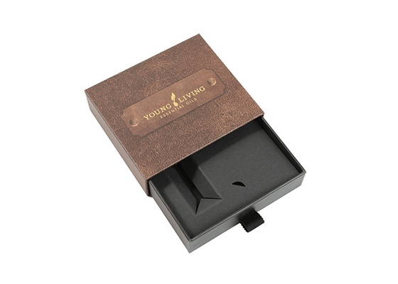 Side Pull Portable Cosmetic Packaging Box Hot Stamping For Essential Oil