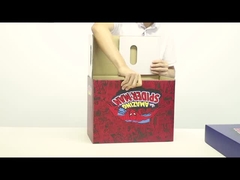 Scatola di carta di carta su ordinazione di Logo Foldable Packaging Box Mattle Lamaniation 0.35mm